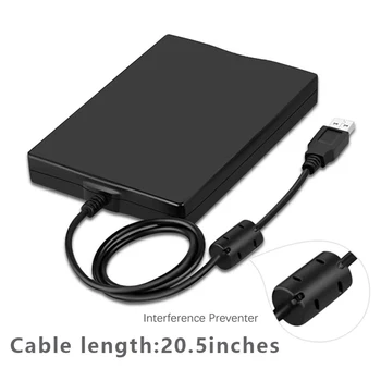 Prenosni 3,5-palčni USB Mobile Disketni Pogon 1.44 MB Zunanji Disketni FDD za Laptop Notebook PC USB plug-and-play povezava