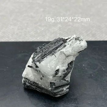 Redki Naravni Črni turmalin Quartz Crystal Mineralnih Vzorec Zdravljenja