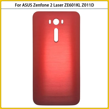 Novo ZE600KL Zadaj Stanovanj Primeru Za ASUS Zenfone 2 Laser ZE601KL Z011D Plastični Pokrovček Baterije Vrata Hrbtni Pokrovček Zamenjava