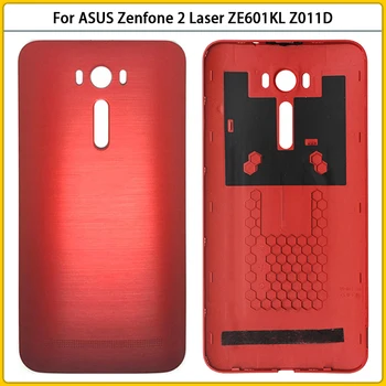 Novo ZE600KL Zadaj Stanovanj Primeru Za ASUS Zenfone 2 Laser ZE601KL Z011D Plastični Pokrovček Baterije Vrata Hrbtni Pokrovček Zamenjava