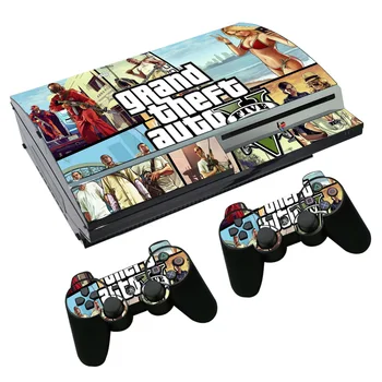 Grand Theft Auto V GTA 5 Kože Nalepke, Nalepke za PS3 Fat PlayStation 3 Konzole in Krmilniki Za PS3 Kože Nalepke Vinil Film