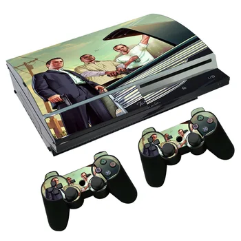 Grand Theft Auto V GTA 5 Kože Nalepke, Nalepke za PS3 Fat PlayStation 3 Konzole in Krmilniki Za PS3 Kože Nalepke Vinil Film