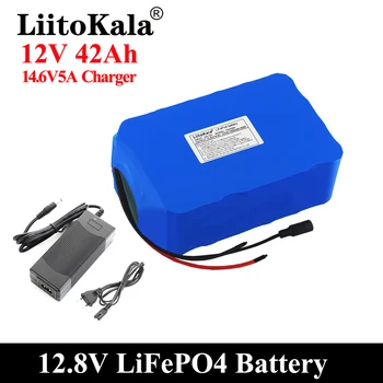 LiitoKala 12V 40Ah Lifepo4 Baterije Uravnoteženo BMS za Električni Čoln in Neprekinjeno Napajanje 12.8 V z 4S 100A BMS