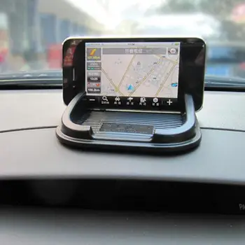 Univerzalni avtomobilski auto notranje zadeve accessoies stvari nadstropje telefon pripomoček preproge ne zdrsne mat prijem pad podporo gps anti-skid mat