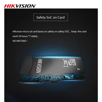 Hikvision Micro SD TF Card 8GB 16GB 32GB 64GB 128GB Razred 10 Bliskovne Pomnilniške Kartice Microsd 8 16 32 64 128 GB za Pametni telefon Adapter