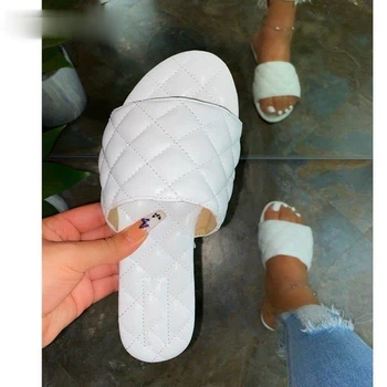 Poletje Ženske Sandale 2021 Priložnostne Ravno Čevlji Modni Ženski Strani Plaži Ženska Flip Flops Oblikovalec Razkošje Sandalias Copate
