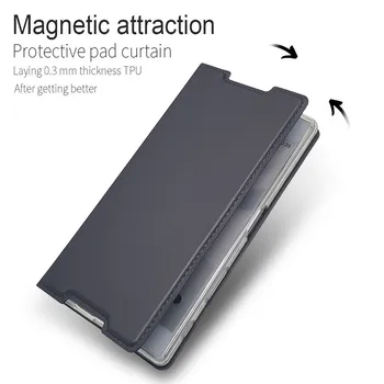 Magnetni Flip Denarnice Primeru za Sony Xperia 1 10 II 2 5 8 20 Ace L1 L2 L3 L4 XA XA1 XA2 XA3 Plus Ultra Magnet Usnje Smart Cover