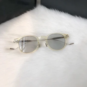 2021 Recept Očala Proti Blue Ray Očala iz Titana Optičnih Očal Okvir Nežen blagovne Znamke EDDY Moški Ženske Kratkovidnost Očala