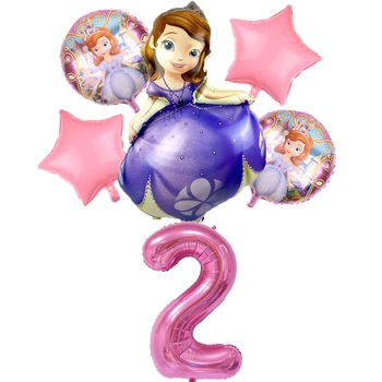 Disney Princesa Sofija Rojstni Okraski Otroci Razpoložljivi Namizna Rojstni Okraski Dobave Ploščo Pokal