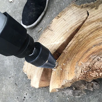 32mm Drva Cepilec Drill Bit Krog/Kvadrat/Hex Kolenom Rezanje Lesa, Drv hitroreznega Jekla Vijak Delitev Cone Twist Konica