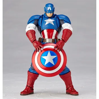 Marvel Znakov, Captain America Super Junak BJD Sklepov Premično Akcijska Figura Model Igrače 17 cm