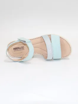 Novo poletno visoke pete Usnje SandalsCowhide žensk sandalsVelcro visokih petah žensk slippersLight in udobno