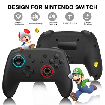 Brezžično omrežje Podpirati tehnologijo Bluetooth Gamepad za Nintendo Stikalo Pro NS Igra Palčko Krmilnik za Preklop Konzolo s Turbo, Vibracije