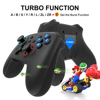 Brezžično omrežje Podpirati tehnologijo Bluetooth Gamepad za Nintendo Stikalo Pro NS Igra Palčko Krmilnik za Preklop Konzolo s Turbo, Vibracije