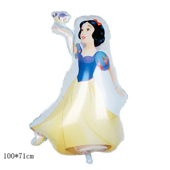 93*55 cm Velike sneguljčica Pepelka Elsa Princesa Pet Princesa Folija Balon Happy Birthday Party Dekoracijo Dan Otrok Darilo