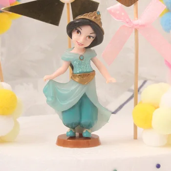 6Pcs Disney Princesa Dekoracijo sneguljčica, morska deklica, Pepelka Otroci Rojstni dan Torta Pokrivalo za Dan Otrok Stranka Dobave Darilo