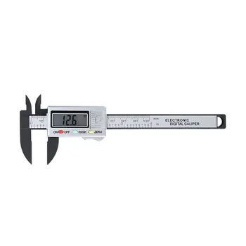 100 mm LCD-Digitalni Elektronski Ogljikovih Vlaken Vernier Kaliper Merilnik Mikrometer