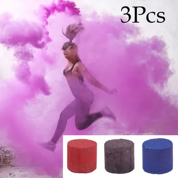 3pcs Pisane Dim Tablete Kurilne Smog Torto Učinek Dima Bomba Tablete Prenosni Fotografija Prop Halloween Kostume Novih #915