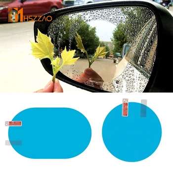 2 Kos Avto Rainproof Film Avto Avto Rearview Mirror zaščitna Dež dokazilo Anti meglo Nepremočljiva Film Membrane Avto Nalepke Accessorie