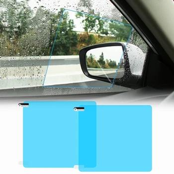 2 Kos Avto Rainproof Film Avto Avto Rearview Mirror zaščitna Dež dokazilo Anti meglo Nepremočljiva Film Membrane Avto Nalepke Accessorie