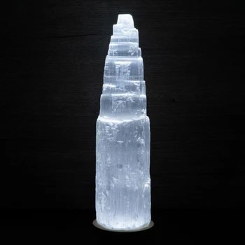 Selenit Stolpi 6/10 cm Kristalno Okraski Figur Obrti Doma Dekor Zbiranje