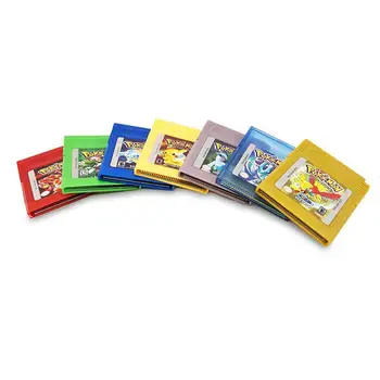 Pokemon Serije 16 Bit Video Igre Kartuše Konzole Kartico za Nintendo GBC GBA Serija Konzol angleško Različico