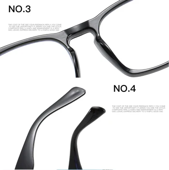 2021 Unisex Optičnih Očal Anti-modra Svetloba Očala Ultra Lahka Smolo Računalniške Očala, Moda Prilagodljiv Prenosni Obravnavi Očala
