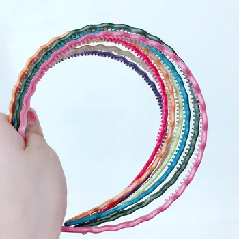 Akril Plastičnih Val Slog Hairband Lase Obroče za Dekle Chidren Moda Glavo Las Band Pribor za Lase Okraski