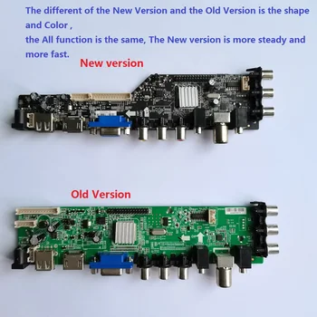 Za B101AW06 V. 1 daljinsko WLED DVB-T, DVB-T2 1024X600 krmilnik odbor digitalni 40pin VGA AV LED TV LVDS USB HDMI je združljiv 10.1