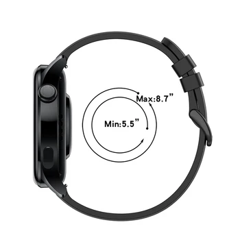 Za Huawei Watch 3 & 3 Pro Silikonski Trak Smartwatch Zamenjava 22 mm Watchband Šport Zapestnica Več Barve Manšeta Dodatki
