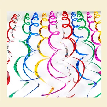 6pcs Multicolor Peneče Spirala Dekorativni Stranko Poroko DIY Balon Traku Darkice Halloween Božič, Rojstni dan Dekor TXTB1