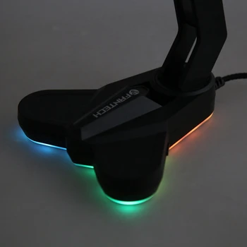 FANTECH AC3001S RGB izhod za Slušalke Stojala Anti-Slip in Znanja Je Oteževalne za Multi-Funkcijo Slušalke Stand(Črn)