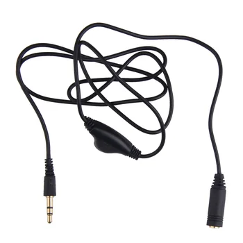 Splošno Slušalke v Skladu Nadzor Glasnosti Kabel Moški F 3,5 mm, V-ušesni Mikrofon Žice Nadzor Glasnosti-Mikrofon Slušalke