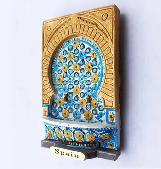 Parma Krajevni Mozaik Vklesan v Ozadju Stene 3D Hladilnik Magnet Potovanja Spominkov Doma Dekoracijo Hladilnik Magnetne Nalepke