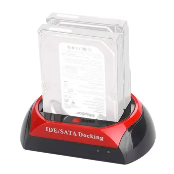 HDD Docking Postaja Dvojno Notranji Trdi Disk za Razširitveno Postajo HDD Primeru HDD Ohišje za 3.5 2.5 Inch Inch SATA na USB 2.0