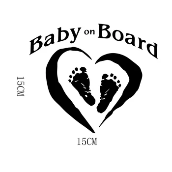 2Pcs Ljubezen Baby on Board Nalepke Smešno Avto nalepke Nalepke in Otroci Otroka v Avto Styling Odbijača Nalepke, Vinilne Nalepke za 5,9