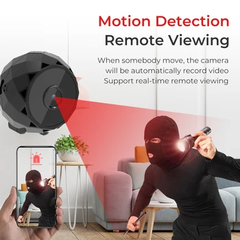 Mini wifi kamera Full hd 1080P predvajanje Video Remote Monitor Night Vision Brezžični Mikro kamera Smart Home Security Kamere