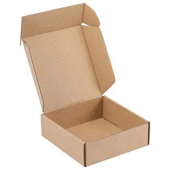 5pcs Kraft Polje Debelo Paket Karton Majhno Darilo Polje Reciklirati Mailer Pakiranje Škatle Padec Ladijskega prometa