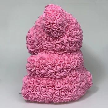 2020 Vroče 40 cm Rose Medved Konzervirane Cvet medvedek za Dekle Rojstni dan, Valentinovo, Božič Poroko s Spominki Ideje