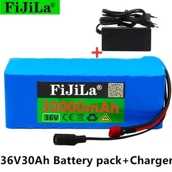 Novo 36V baterije 10S4P 30Ah baterija high power 500W baterije 42V 30000mAh Ebike električna kolesa BMS + 42V polnilnik