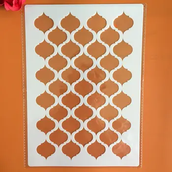 A4 29 *21 cm DIY Matrice Stensko Slikarstvo Album Kolorit Reliefi Album Dekorativni Papir, Kartice Predlogo, umetnost torto matrica