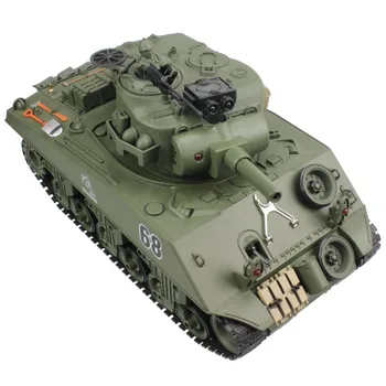 2.4 G RC Tank ZDA M4A3 Sherman Avto, 15 Kanal 1/20 Taktično Vozila Glavni Bojni Vojaški Tank Model Z Ustrelil Hobi Igrače