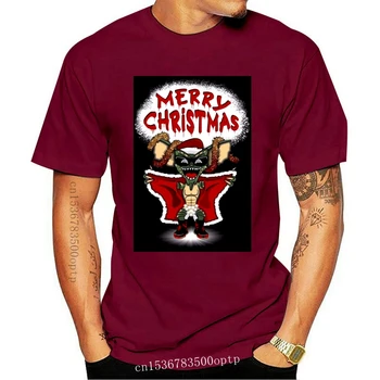 Vesel Božič Gremlins Komedija Horror Black T-Shirt Priljubljena Tee Majica