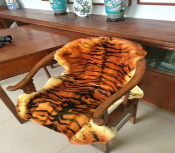 Luxurly Posnemajo Tiger Ovčje Kože Preprogo Spalnica Za Kavč Avstralija, Ovčje Krzno Pelts Odejo Doma Dekor Preproge Za Dnevno Sobo