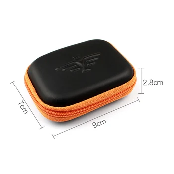 Prenosni Nepremočljiva Nosljivi Pu Slušalke, Podatkovni Kabel USB Disk Polnilnik Vrečko za Shranjevanje Polje Majhno Zmogljivostjo Slušalke Pribor