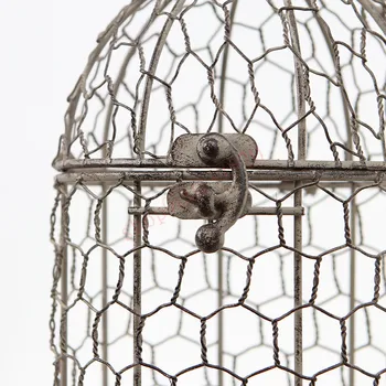 Nordijska Starinski Likalnik tkanje birdcage vosek Svečnik, ustvarjalne opremljanje doma, dnevna soba preprosto dekoracijo daril