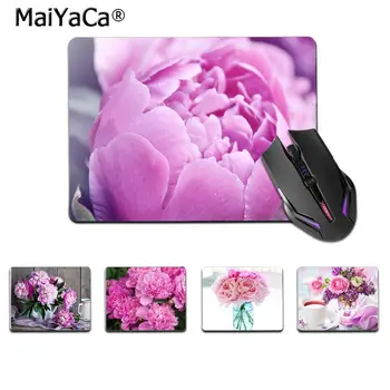 Maiyaca najvišje Kakovosti, Roza, Vijolična Peony Na Vazo Edinstveno Namizje Pad Igra Mousepad Vrh, Prodaja na Debelo Gaming mouse Pad