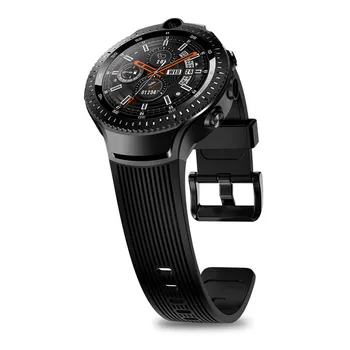 4 4G Dual Smart Watch 16GB Šport Smartwatch GPS, GLONASS Quad Core Hibridni Usnjeni Trak Watchs Moških Za Android IOS