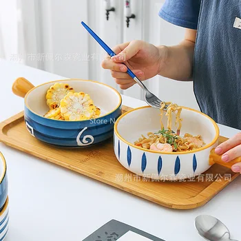 Japonski zajtrk ploščo ustvarjalne ena oseba hrane keramično ploščo gospodinjski sladica skledo zahodni ploščo pribor set