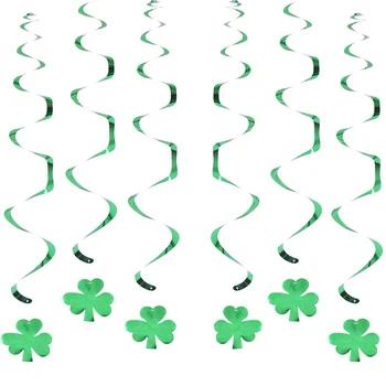 Irski Detelja Stranka Dekoracijo Detelja Latex Baloni St. Patrick ' s Day Green Konfeti Baloni Tattoo Nalepke Stranka Dobave